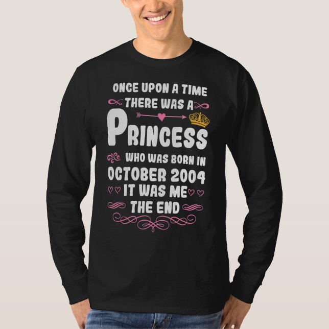 Camiseta Había Una Vez Una Princesa Octubre De 2004 (Anverso)