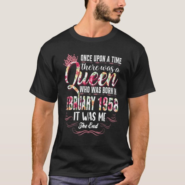 Camiseta Había Una Vez Una Reina Febrero De 1958 B (Anverso)