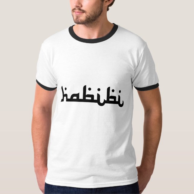 Camiseta Habibi artístico (Anverso)