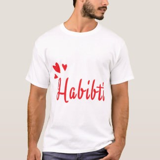 Camiseta Habibi Habibti Una Palabra Árabe Para Mi Amor Grac