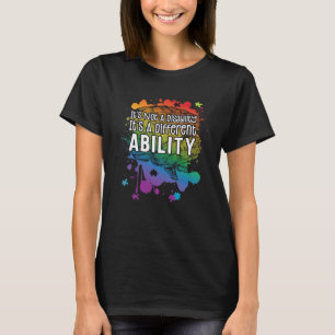 Camiseta Habilidad Diferente Genial Cerebro Autismo Salud M