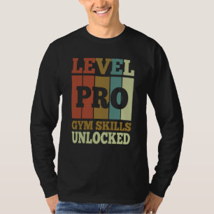 Camiseta Habilidades de Gimnasio Pro Desbloqueadas Estilo V