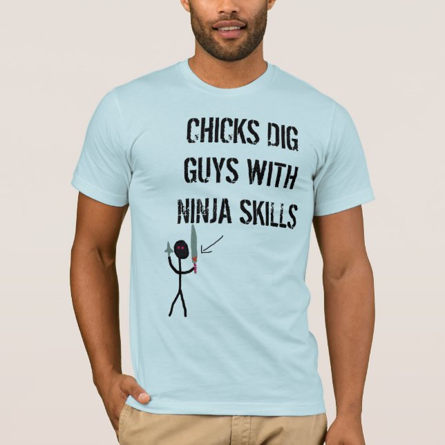 Camiseta Habilidades de Ninja (Anverso)