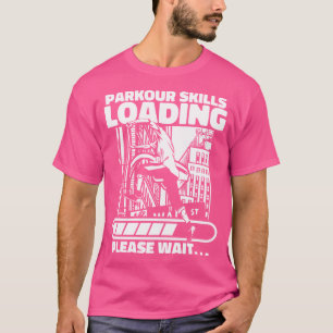 Camiseta Habilidades de Parkour Cargando Entrenamiento de T