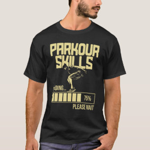 Camiseta Habilidades de Parkour - Jumpi urbana libre de gim