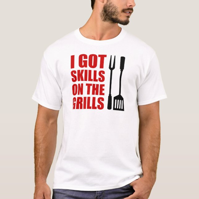 Camiseta Habilidades En Las Parrilladas (Anverso)