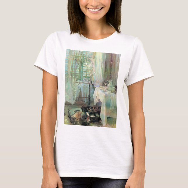 Camiseta Habitación de hotel de John Singer Sargent (Anverso)