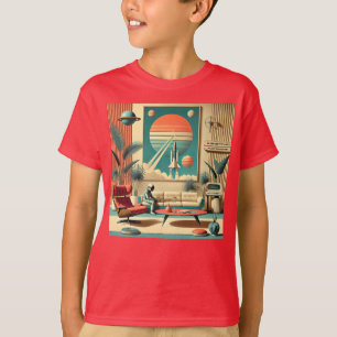 Camiseta Habitación familiar de la era espacial de la Flori