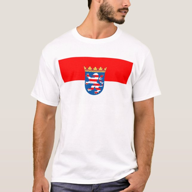 Camiseta Habitante de hesse bandera (Anverso)