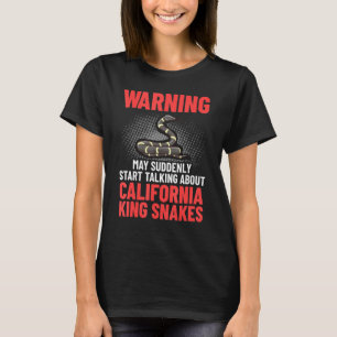 Camiseta Hábitat blanco alto de serpiente King de Californi