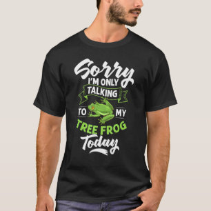 Camiseta Hábitat de Mascota de Rana Arbolícola Terrario Cui