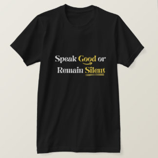 Camiseta Habla Bien o Permanece en Silencio - Sunnah Islámi