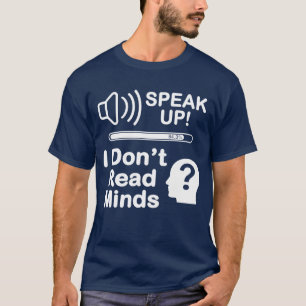 Camiseta Habla Claro – No Leo Mentes Comunicación Divertida