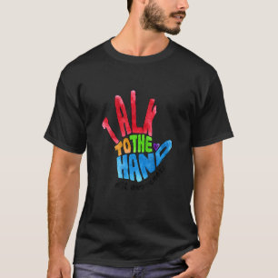 Camiseta Habla con la mano cartel de concienciación sobre S