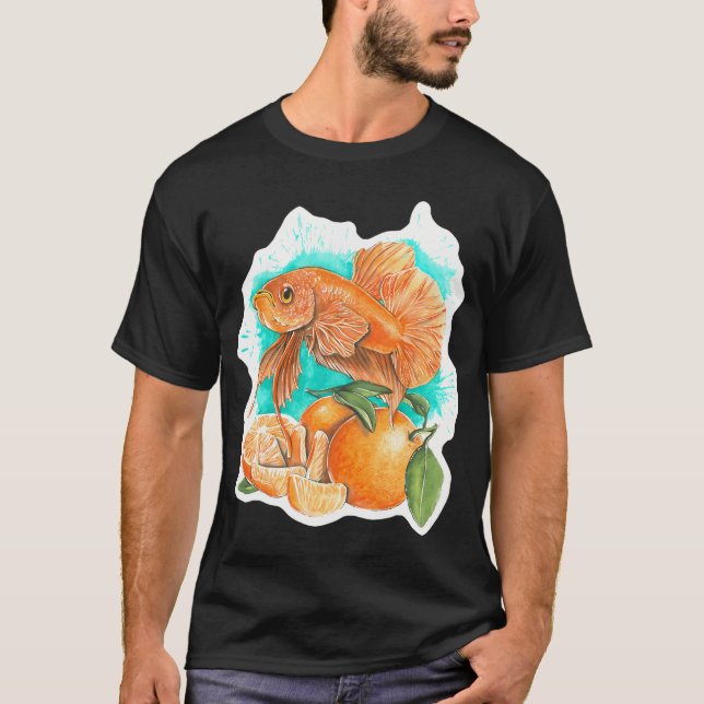 Camiseta Habla con mi pez y él responde (Anverso)