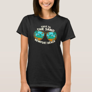 Camiseta Habla Con Sand Newport Beach Summer California T