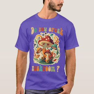 Camiseta ¿Habla de Micología de Hongos Setas Vintage Retro