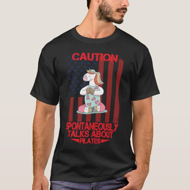 Camiseta Habla Espontáneamente Sobre Pilates (Anverso)