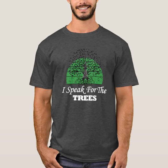 Camiseta Habla Por El Medio Ambiente Del Planeta Del Día De (Anverso)