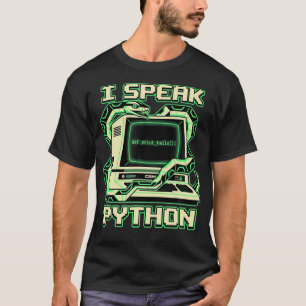 Camiseta Habla Software Python