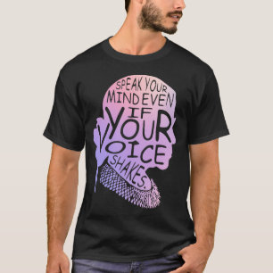 Camiseta Habla Tu Mente Incluso Si Tu Voz Sacude