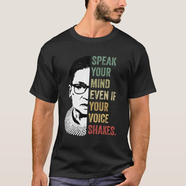Camiseta Habla Tu Mente Incluso Si Tu Voz Sacude Las Citas  (Anverso)