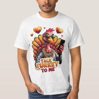 Camiseta Háblame de Pavo – Pavo Divertido y Genial de Acció