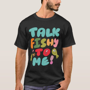 Camiseta Háblame de Peces (Azul)