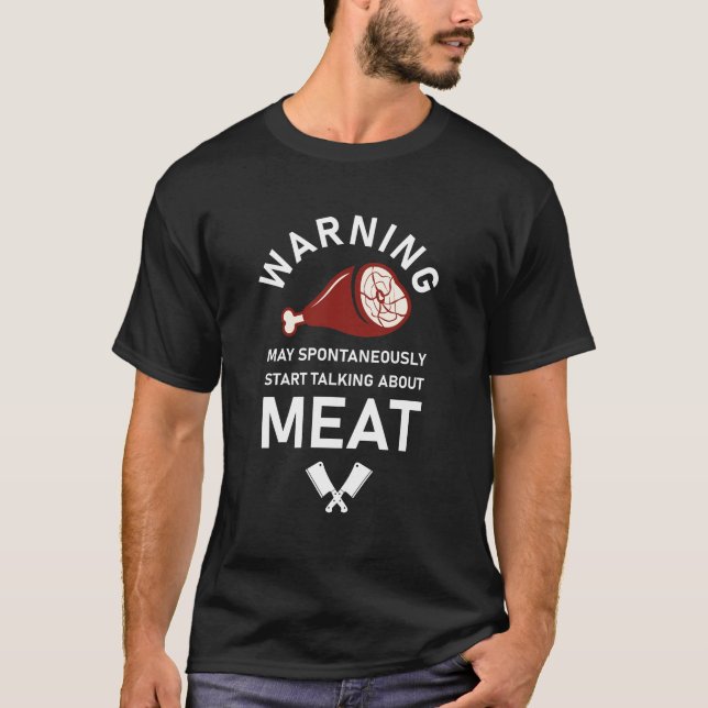 Camiseta Hablando de carne - Carnicería (Anverso)