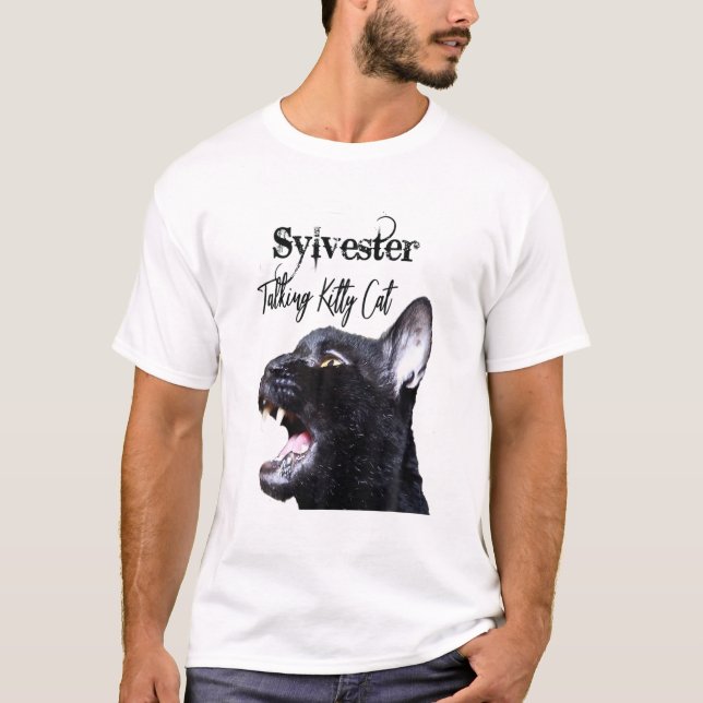 Camiseta Hablando de gato gatito (Anverso)