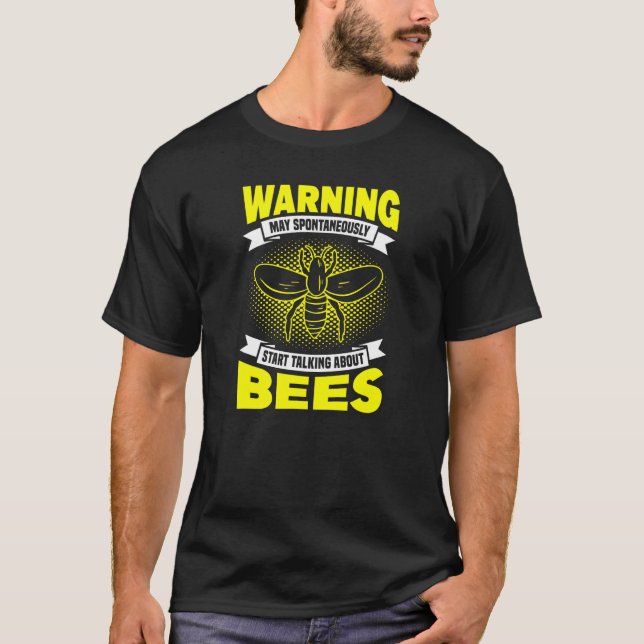 Camiseta Hablando de la naturaleza de las abejas (Anverso)