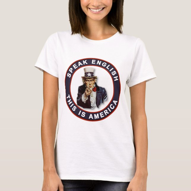 CAMISETA HABLANDO INGLÉS - ESTO ES ESTADOS UNIDOS (Anverso)
