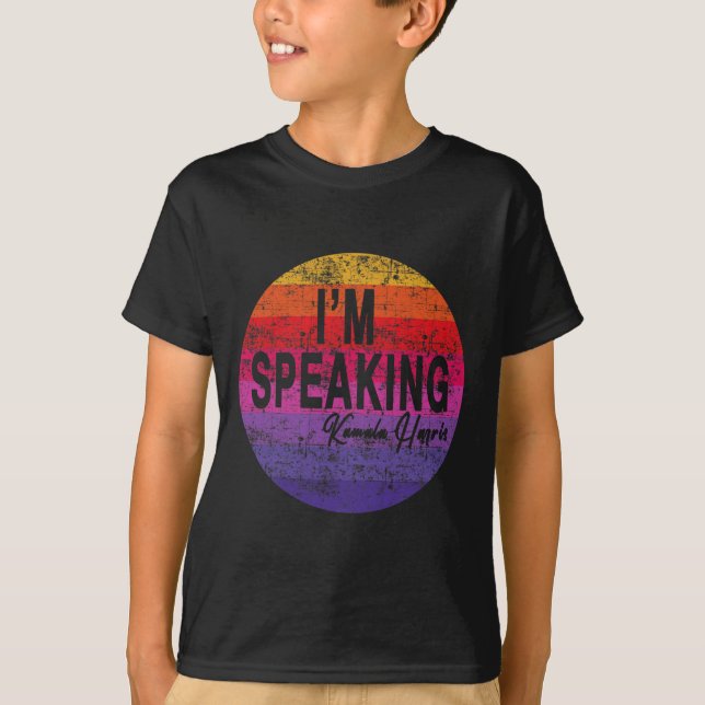 Camiseta Hablando Kamala Harris 3 (Anverso)