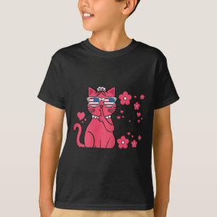 Camiseta Hablando Kamala Harris Gracioso gato rosa Kamala 2