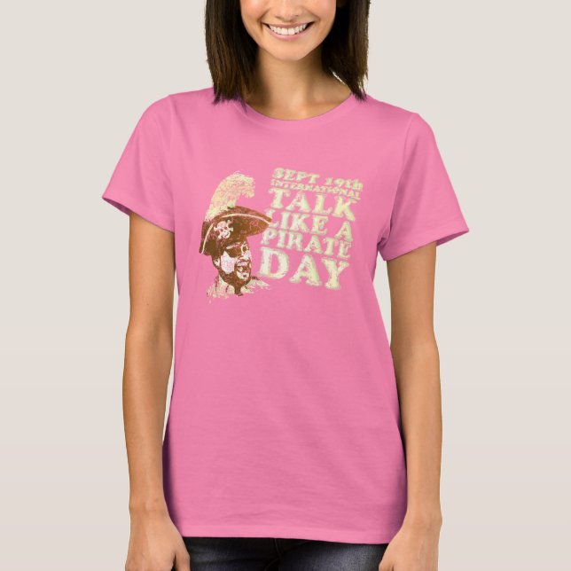 Camiseta Hablar Como Un Día De Piratas (Anverso)