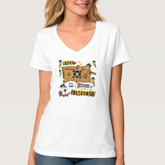 Camiseta Hablar como un día de piratas (Anverso)