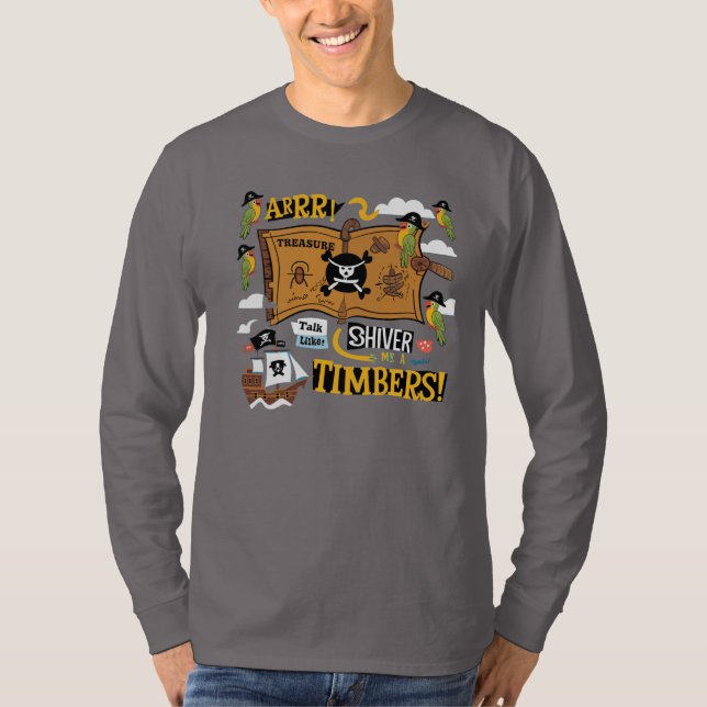 Camiseta Hablar como un día de piratas (Anverso)