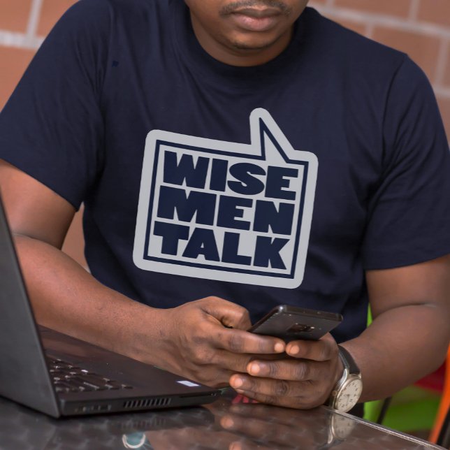 Camiseta "Hablar con hombres sabios" significa cita en cami (Subido por el creador)