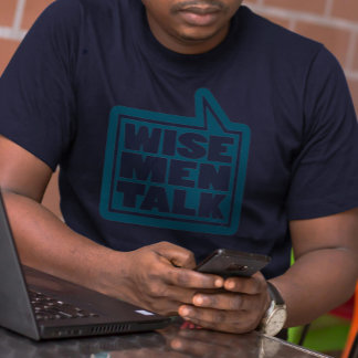 Camiseta "Hablar con hombres sabios" significa citar camise