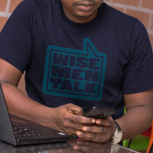 Camiseta "Hablar con hombres sabios" significa citar camise (Subido por el creador)