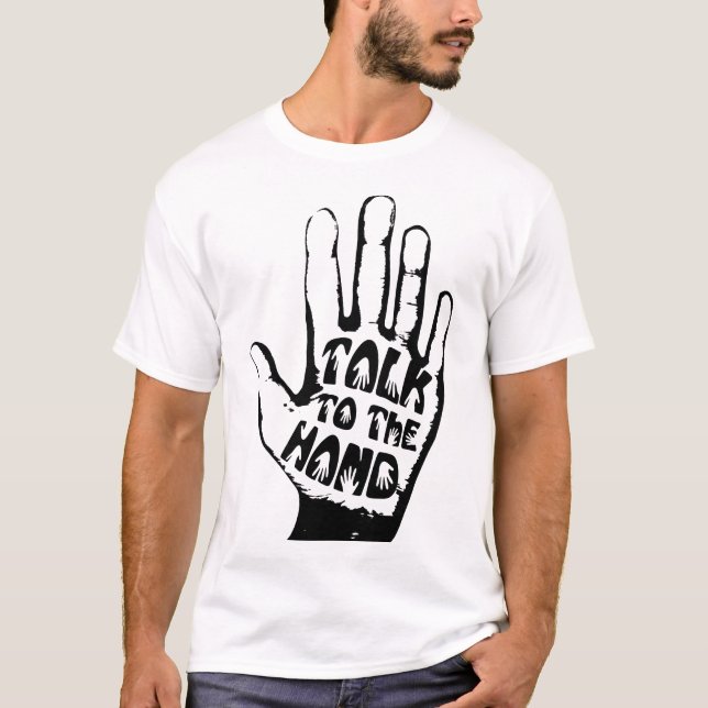 Camiseta Hablar Con La Mano (Anverso)