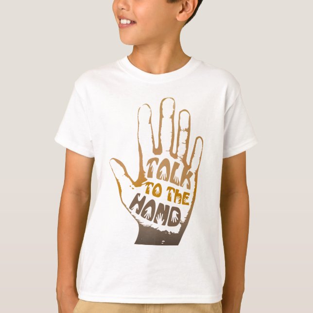 Camiseta Hablar Con La Mano (Anverso)
