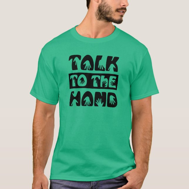 Camiseta Hablar Con La Mano (Anverso)