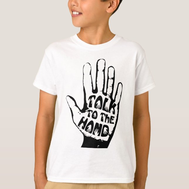 Camiseta Hablar Con La Mano (Anverso)
