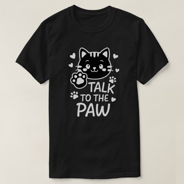 Camiseta Hablar con la pata (Diseño del anverso)