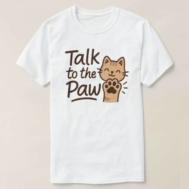 Camiseta Hablar con la pata (Diseño del anverso)