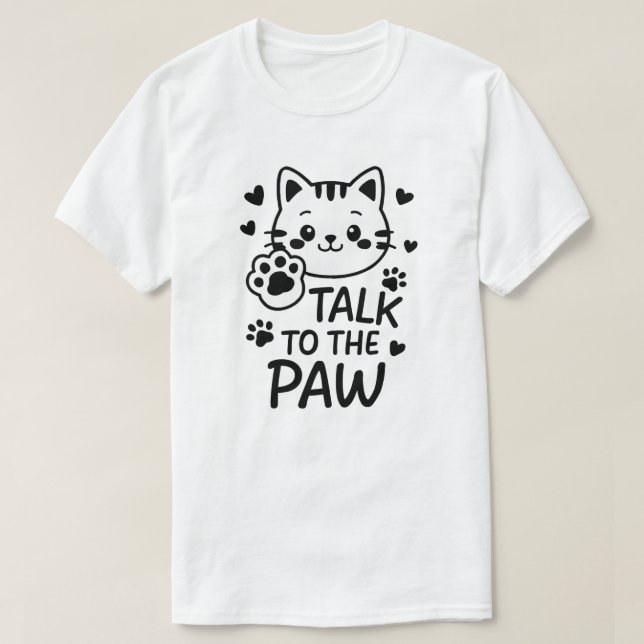 Camiseta Hablar con la pata (Diseño del anverso)