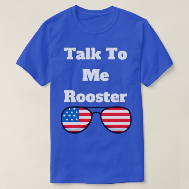 Camiseta hablar conmigo rooster (Diseño del anverso)