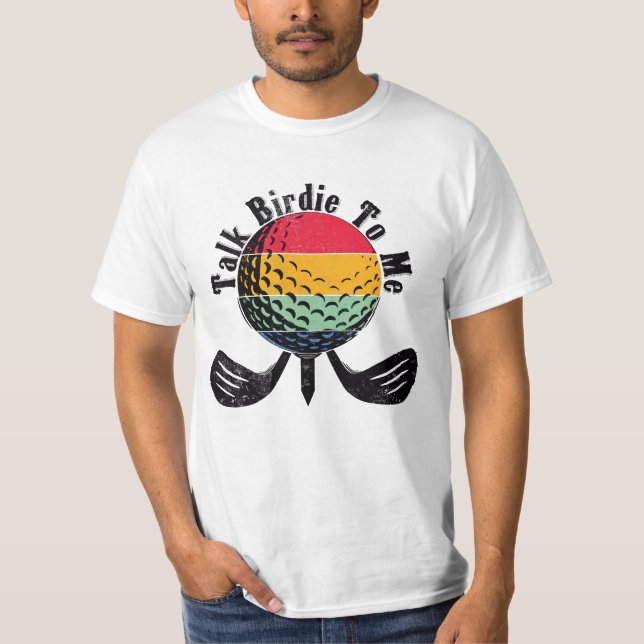 Camiseta Hablar de birdie conmigo (Anverso)