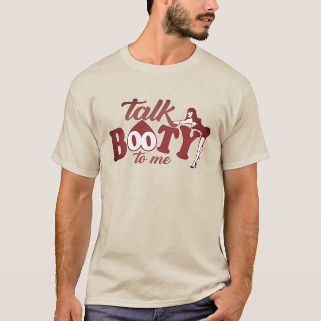 Camiseta Hablar de Booty conmigo (Anverso)